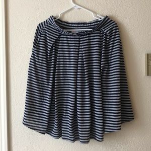 Lularoe madison perfection! Navy stripes EUC sz M